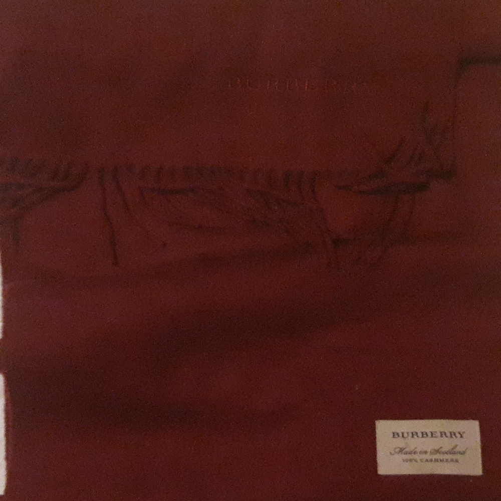 Mens Burberry cashmere scarve
